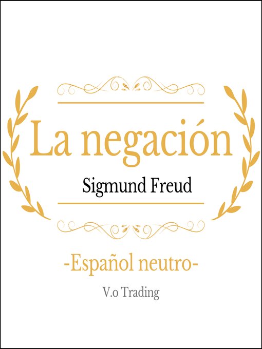 Cover image for La negación